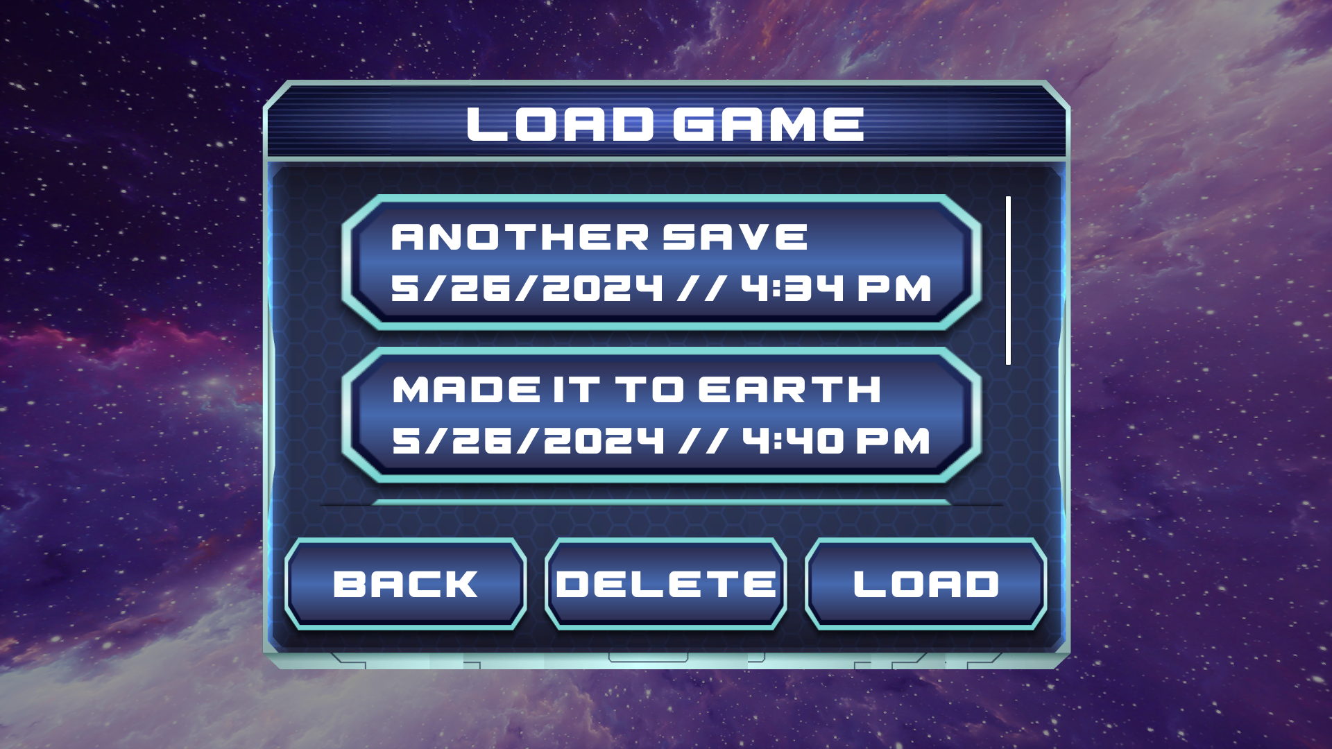 Load Game